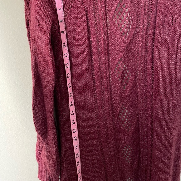 LONG BEAUTIFUL KNITTED CARDIGAN - Picture 9 of 12